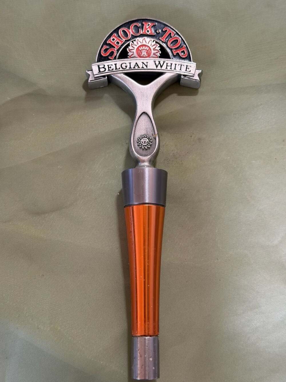 Shock Top Belgian White Beer Tap Handle